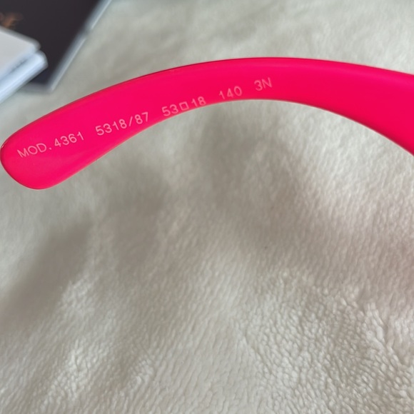 NWBOX PINK VERSACE SUNGLASSES AUTHENTIC - Picture 7 of 9